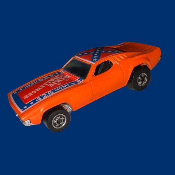 Vintage 1981 Hot Wheels Dixie Challenge Orange Blackwalls, Hong Kong - Picture 1 of 6